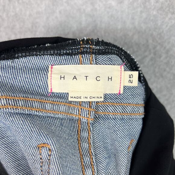 Hatch Maternity Over Belly Straight Leg Jeans Size 25 - Picture 9 of 15